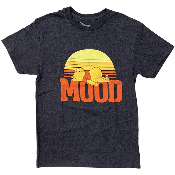 Winnie The Pooh Disney Men's Officially Licensed Retro Mood Tee T-Shirt - Picture 1 of 1